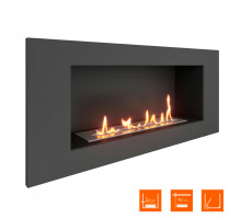 Биокамин встраиваемый SteelHeat LONG 900 Small