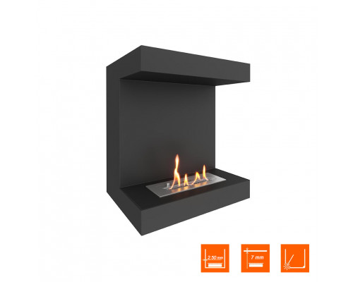 Биокамин фронтальный SteelHeat ONE 500