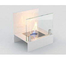 Биокамин настольный Lux Fire "Афиша" S (белый)