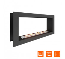 Биокамин сквозной SteelHeat ONE 1100