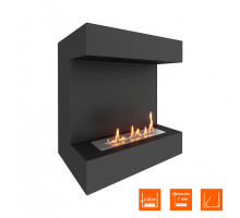 Биокамин фронтальный SteelHeat GRAND 600