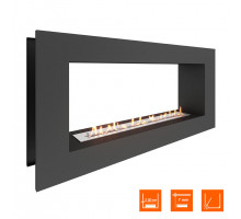 Биокамин сквозной SteelHeat GRAND 1300