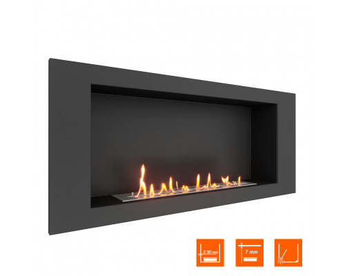 Биокамин встраиваемый SteelHeat LONG 1200