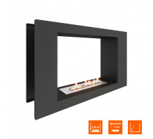 Биокамин сквозной SteelHeat LONG 800