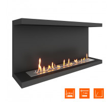 Биокамин фронтальный SteelHeat Leader 1000